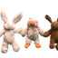 YES4PETS 3 x Pet Puppy Dog Toy Play Animal Plush Toy Soft Squeaky 25 cm Toy
