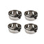 YES4PETS 4 x Small Pet Rabbit Bird Parrot Dog Cat Water Food Bowl Feeder Chicken Poultry Coop Cup 260 ml