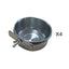 YES4PETS 4 x Small Pet Rabbit Bird Parrot Dog Cat Water Food Bowl Feeder Chicken Poultry Coop Cup