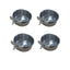 YES4PETS 4 x Small Pet Rabbit Bird Parrot Dog Cat Water Food Bowl Feeder Chicken Poultry Coop Cup