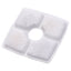 YES4PETS 16 Pet Dog Cat Fountain Filter Replacement Activated Carbon Ion Exchange Resin Triple Filtration System Automatic
