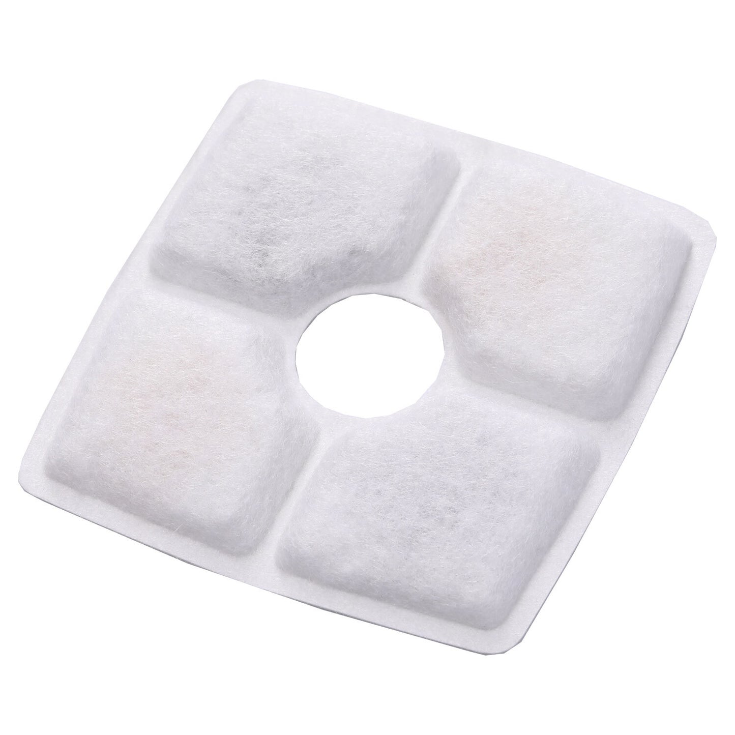 YES4PETS 16 Pet Dog Cat Fountain Filter Replacement Activated Carbon Ion Exchange Resin Triple Filtration System Automatic