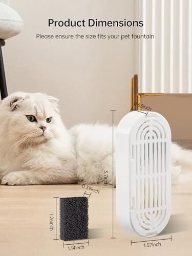 YES4PETS 24 x Pet Dog Cat Fountain Filter Replacement Activated Carbon Ion Filtration System  Dispenser Compatible