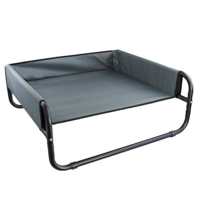 Grey / Black Medium Walled Suspension Trampoline Hammock Bed 70 x 70 x 28 cm