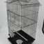 YES4PETS 4 X Medium Size Bird Cage Parrot Budgie Aviary with Perch - Black