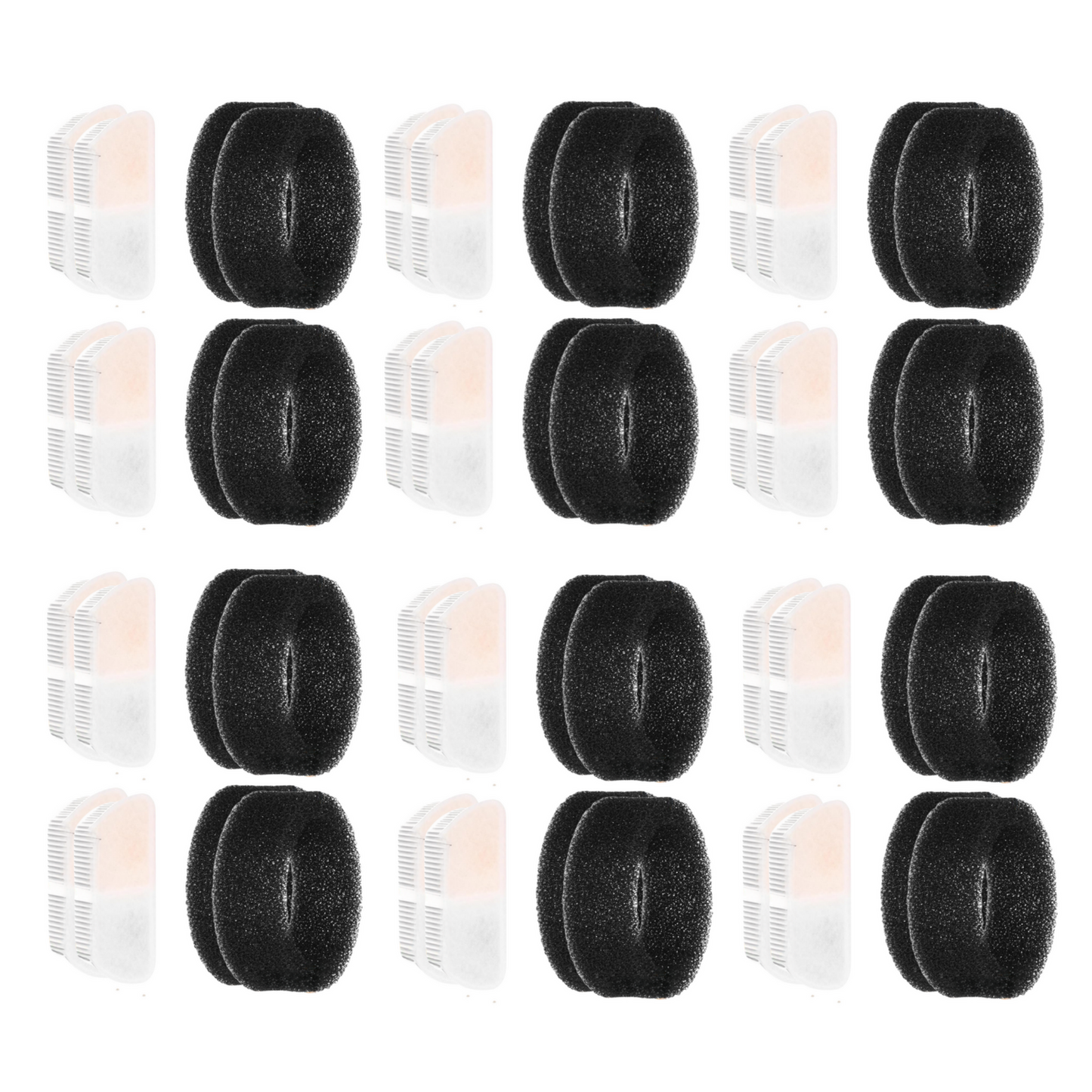 YES4PETS 24 x Pet Dog Cat Fountain Filter Replacement Activated Carbon Ion Exchange Resin Triple Filtration System Automatic Water Dispenser PW-115