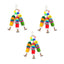 YES4PETS 3 x Small Hanging Bird Parrot Parakeet Cockatiel Budgie Bell Toy