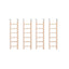 YES4PETS 4 x Small Wooden Ladder Bird Budgie Canary Hamster Gerbil Mouse Rats Cage Toys