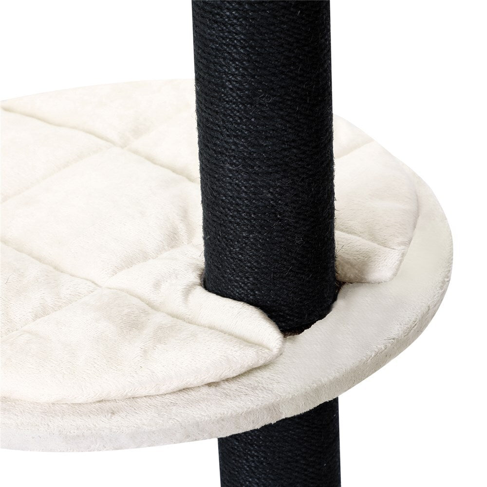 141 cm Beige Cat Scratching Tree Scratcher Post Pole Furniture Gym House