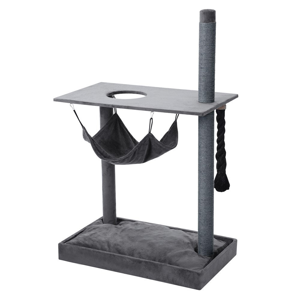 120cm Small Cat Scratching Tree Scratcher Post Pole Furniture Gym House