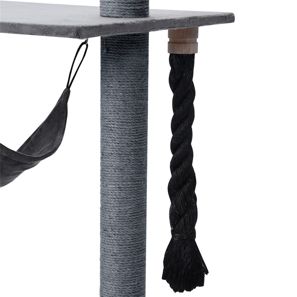 120cm Small Cat Scratching Tree Scratcher Post Pole Furniture Gym House