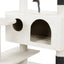 YES4PETS Beige Cat Scratching Tree Scratcher Post Pole Furniture Gym House