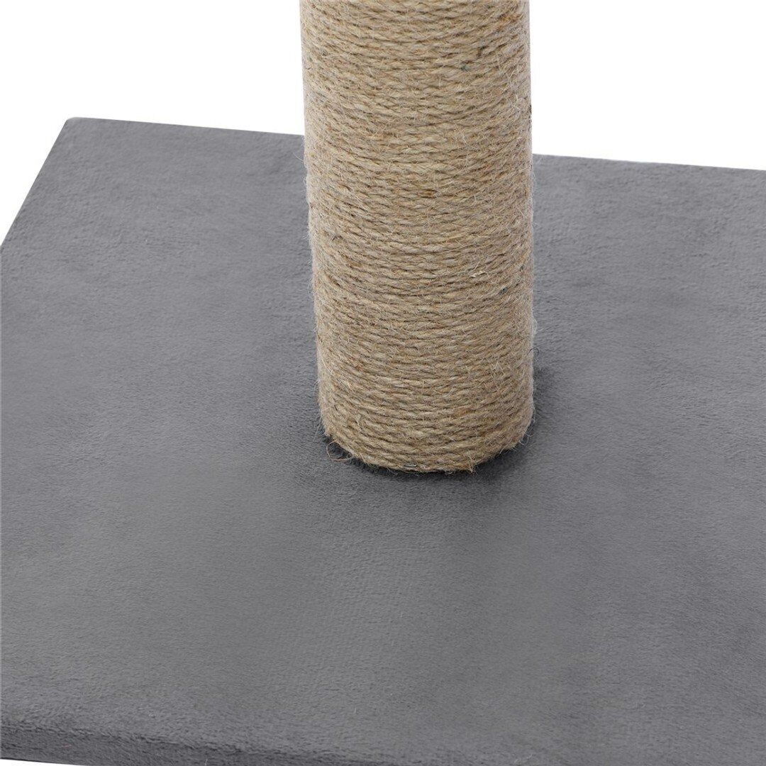 YES4PETS 89 cm Cat Kitten Single Scratching Post with Toy Black
