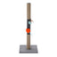 YES4PETS 89 cm Cat Kitten Single Scratching Post with Toy Black
