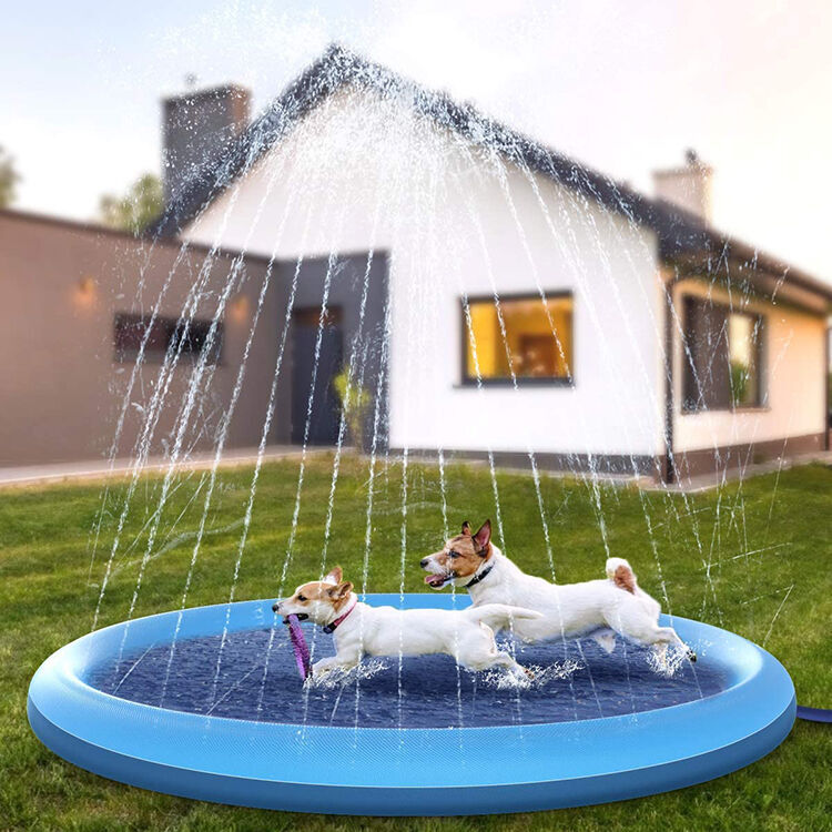 100cm Pet Sprinkler Water Splash Pad Dog/Cat Cooling Pond/Outdoor Toy
