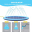 100cm Pet Sprinkler Water Splash Pad Dog/Cat Cooling Pond/Outdoor Toy
