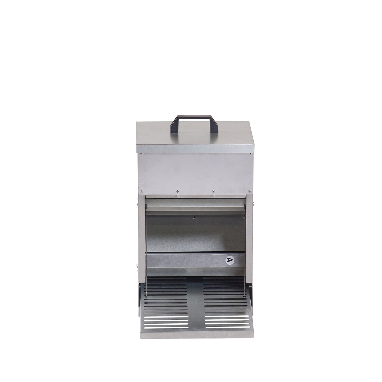 YES4PETS XL Galvanised Chicken Feeder Treadle Style Poultry Feeder