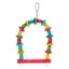 4 X Assorted Wood Large Hanging Swing Bird Parrot Parakeet Cockatiel Budgie Toys