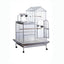 YES4PETS White 160cm XL Bird Cage Pet Parrot Aviary Perch Castor Wheels