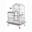 YES4PETS White 160cm XL Bird Cage Pet Parrot Aviary Perch Castor Wheels