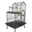 YES4PETS 160cm XL Bird Cage Pet Parrot Aviary Perch Castor Wheels
