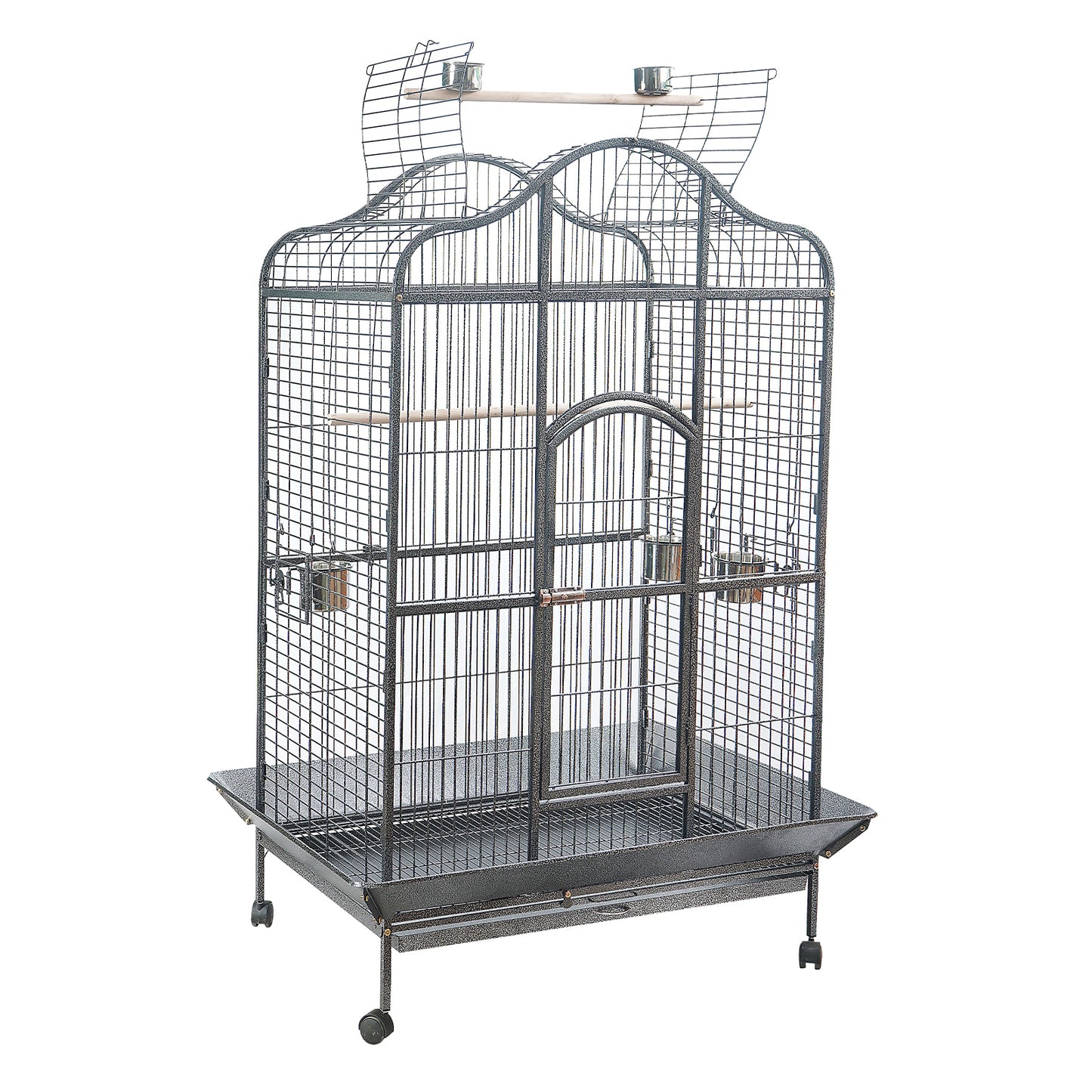 YES4PETS XL Bird Cage Pet Parrot Aviary with Perch & Feeder With Cover
