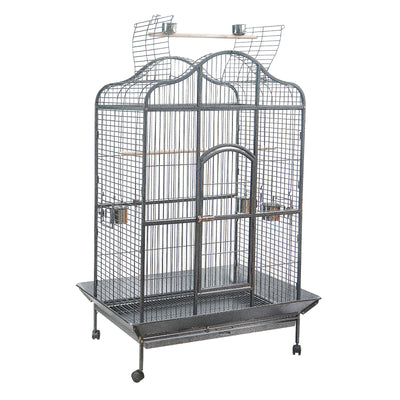 YES4PETS XL Bird Cage Pet Parrot Aviary with Perch & Feeder With Cover