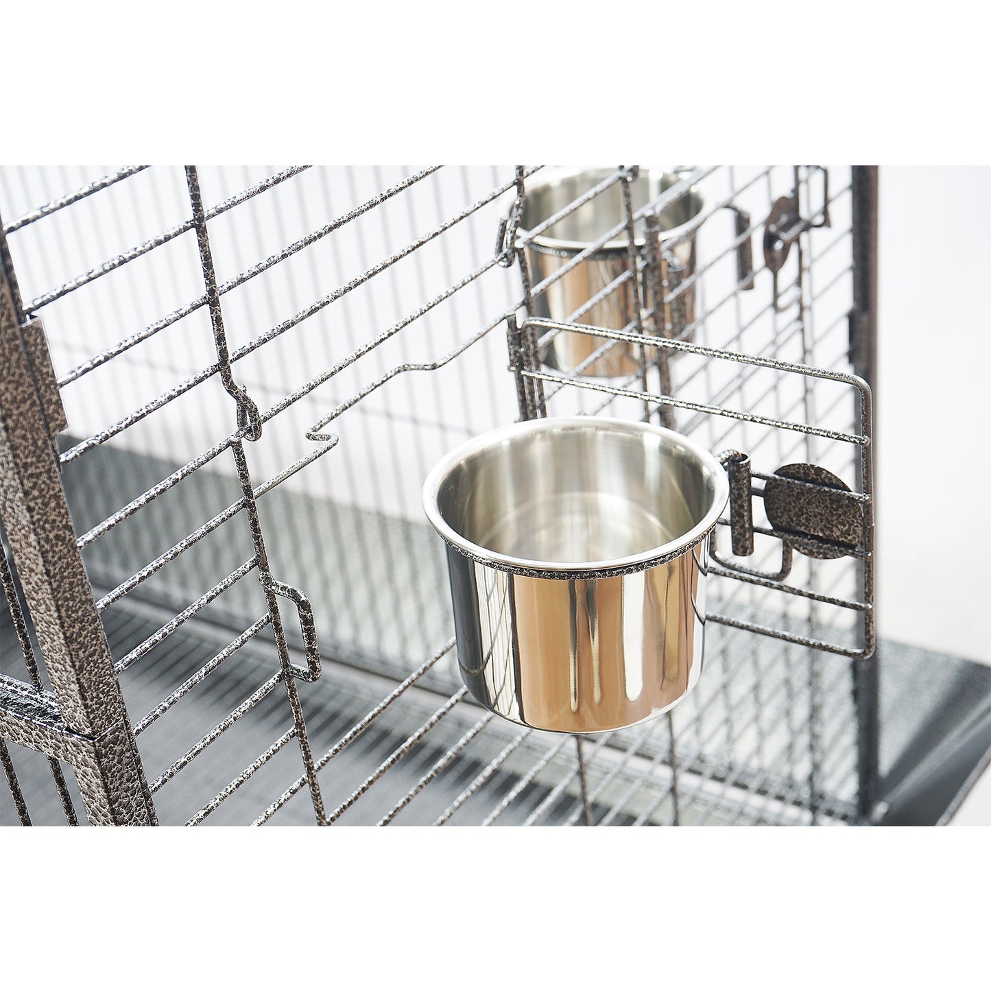 YES4PETS XL Bird Cage Pet Parrot Aviary with Perch & Feeder With Cover