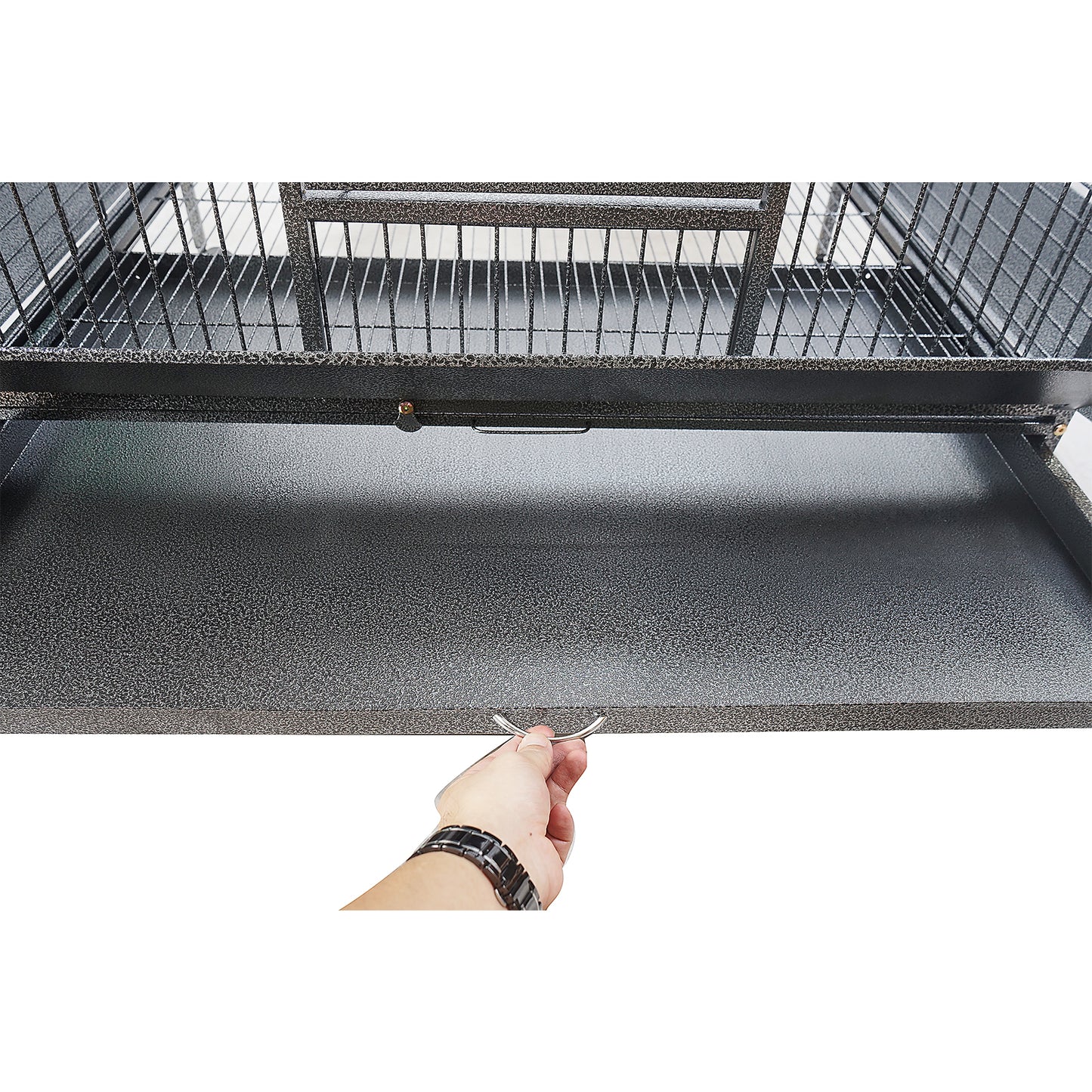 YES4PETS XL Bird Cage Pet Parrot Aviary with Perch & Feeder With Cover