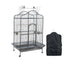 YES4PETS XL Bird Cage Pet Parrot Aviary with Perch & Feeder With Cover