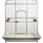 YES4PETS White XL Bird Cage Pet Parrot Aviary with Perch & Feeder With Cover