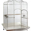YES4PETS White XL Bird Cage Pet Parrot Aviary with Perch & Feeder With Cover