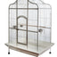 YES4PETS White XL Bird Cage Pet Parrot Aviary with Perch & Feeder