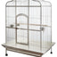 YES4PETS White XL Bird Cage Pet Parrot Aviary with Perch & Feeder