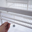 YES4PETS White Large Bird Budgie Cage Parrot Aviary Carrier With Stand & Wheel