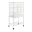 YES4PETS 135cm Bird Cage Parrot Aviary Pet Stand-alone Budgie Perch Castor Wheels