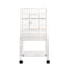 YES4PETS 135cm Bird Cage Parrot Aviary Pet Stand-alone Budgie Perch Castor Wheels