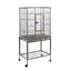 YES4PETS 135cm Bird Cage Parrot Aviary Pet Stand-alone Budgie Perch Castor Wheels With Cover