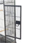 YES4PETS 135cm Bird Cage Parrot Aviary Pet Stand-alone Budgie Perch Castor Wheels With Cover