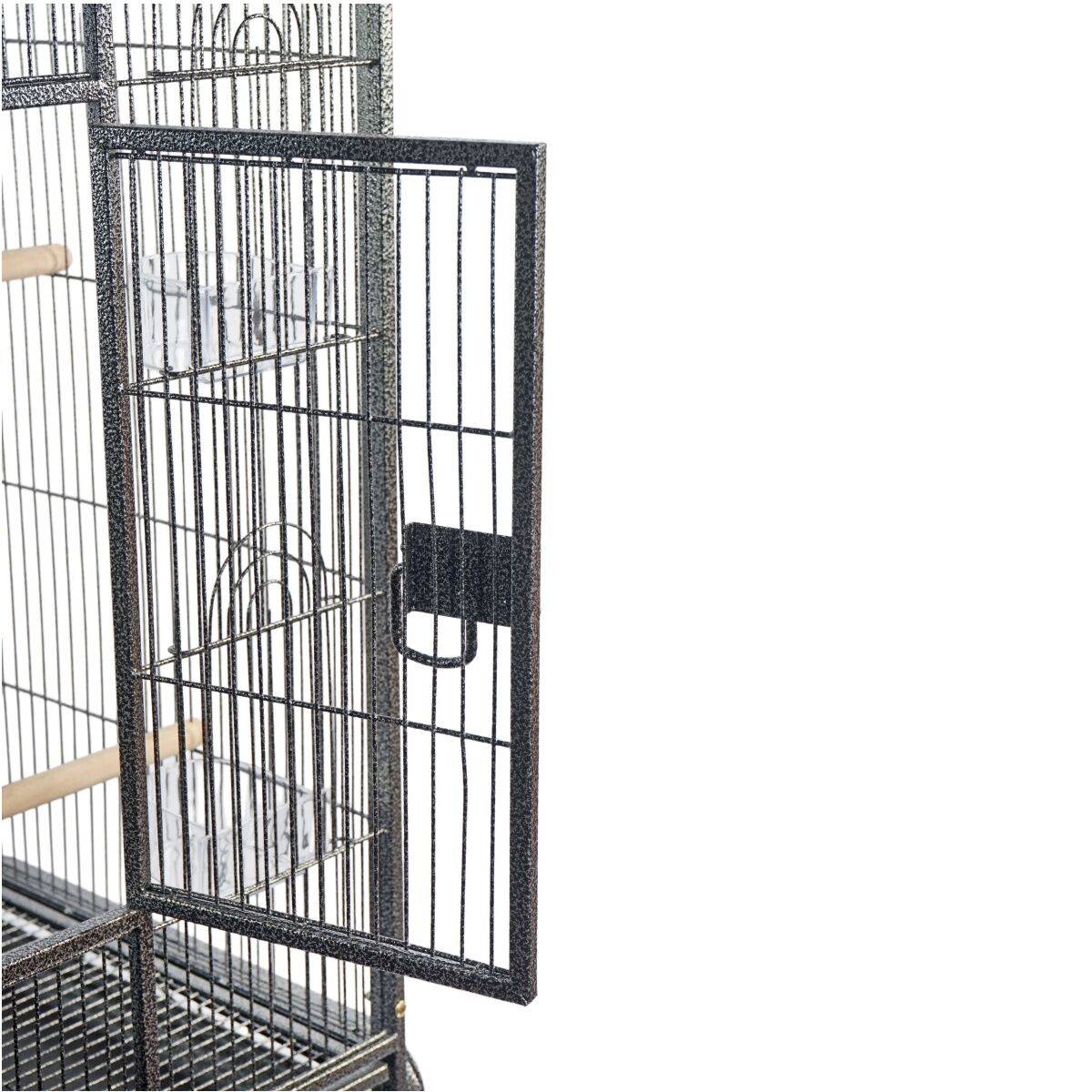 YES4PETS 135cm Bird Cage Parrot Aviary Pet Stand-alone Budgie Perch Castor Wheels With Cover