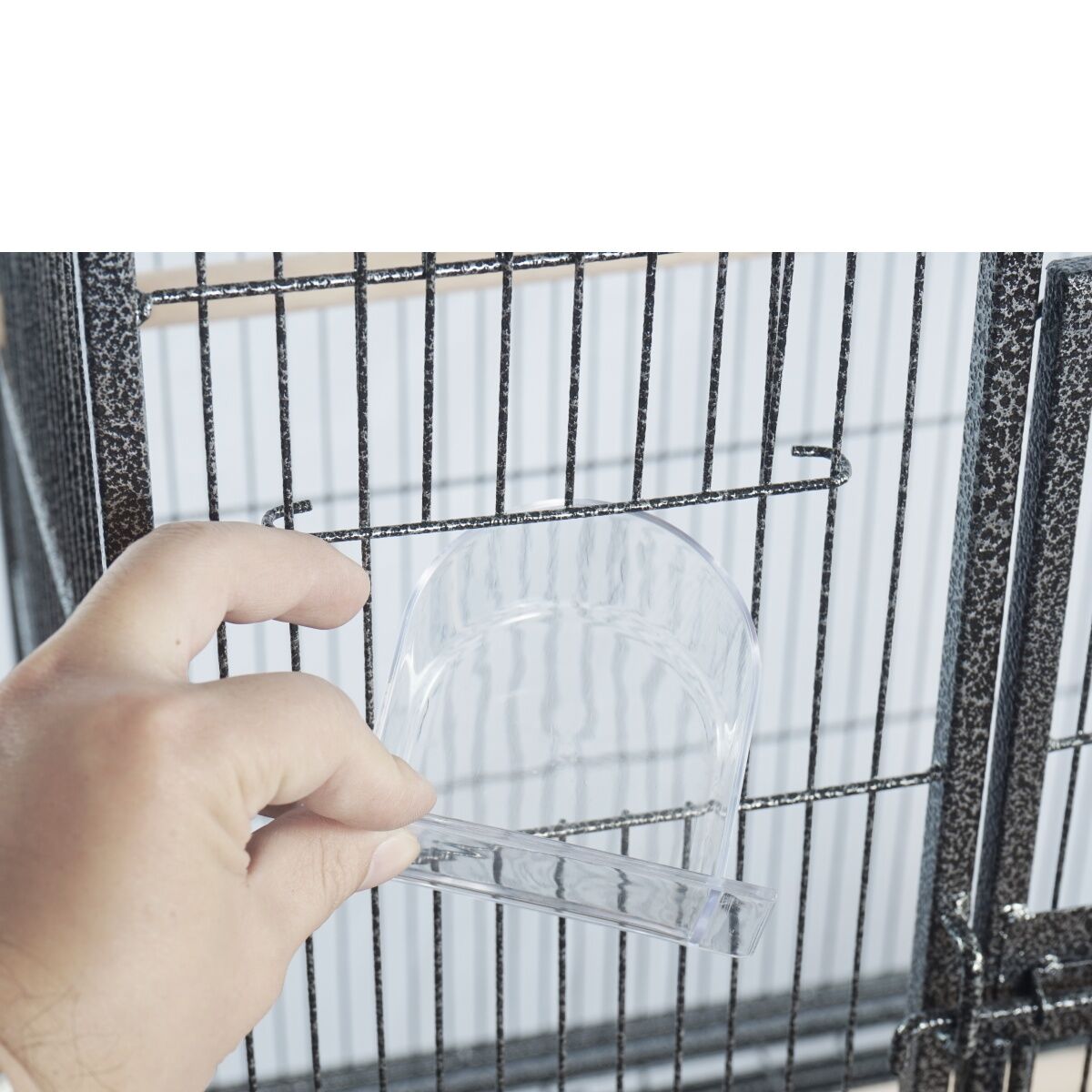 YES4PETS 135cm Bird Cage Parrot Aviary Pet Stand-alone Budgie Perch Castor Wheels With Cover