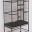 YES4PETS 174 cm Bird Cage Small Bird Parrot Budgie Aviary With Stand & Cover
