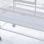 YES4PETS 140cm White Bird Cage Parrot Aviary Pet Stand-alone Budgie Perch Castor Wheels