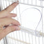 YES4PETS 140cm White Bird Cage Parrot Aviary Pet Stand-alone Budgie Perch Castor Wheels