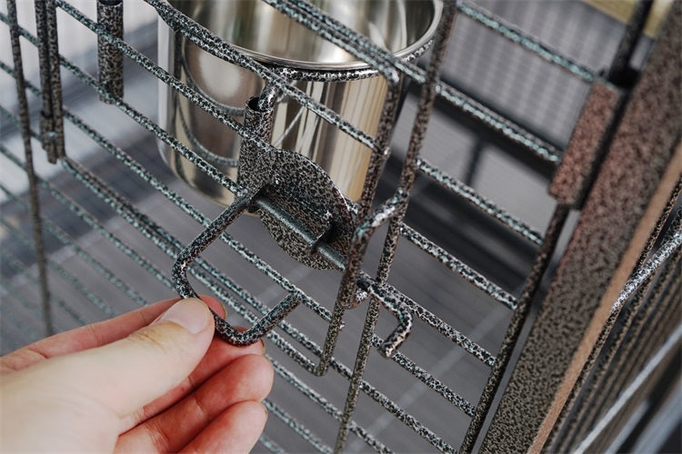 YES4PETS XXXL 185 cm Bird Cage Pet Parrot Aviary  Perch Castor Wheel Removable Divider Cover