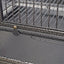 YES4PETS 172cm Large Bird Budgie Cage Parrot Aviary Carrier With Stand & Wheel