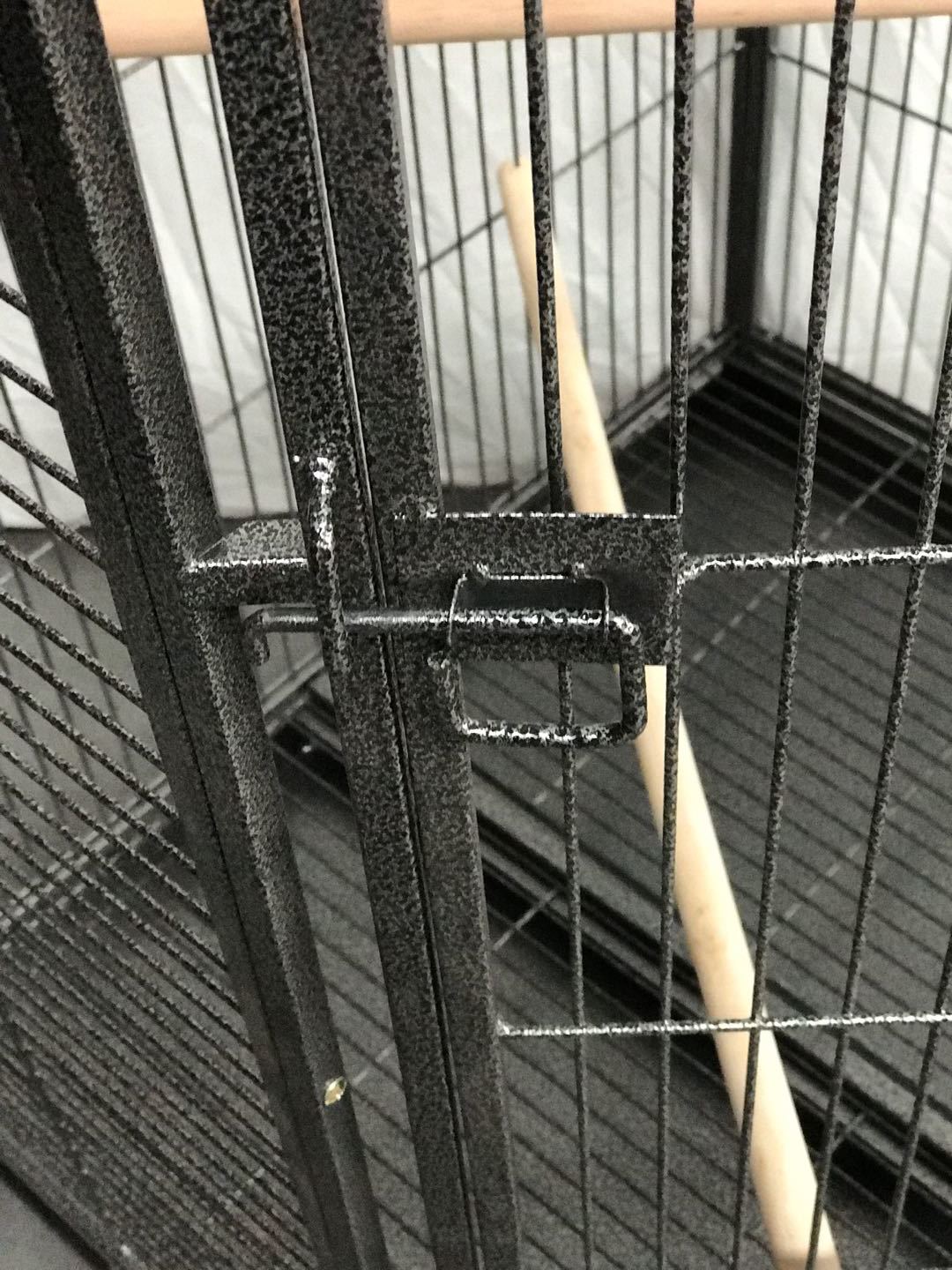 YES4PETS 162cm Large Corner Bird Cage Pet Parrot Aviary Perch Castor W