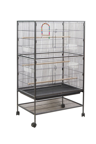 YES4PETS 135cm Large Bird Cage Parrot Budgie Aviary With Stand