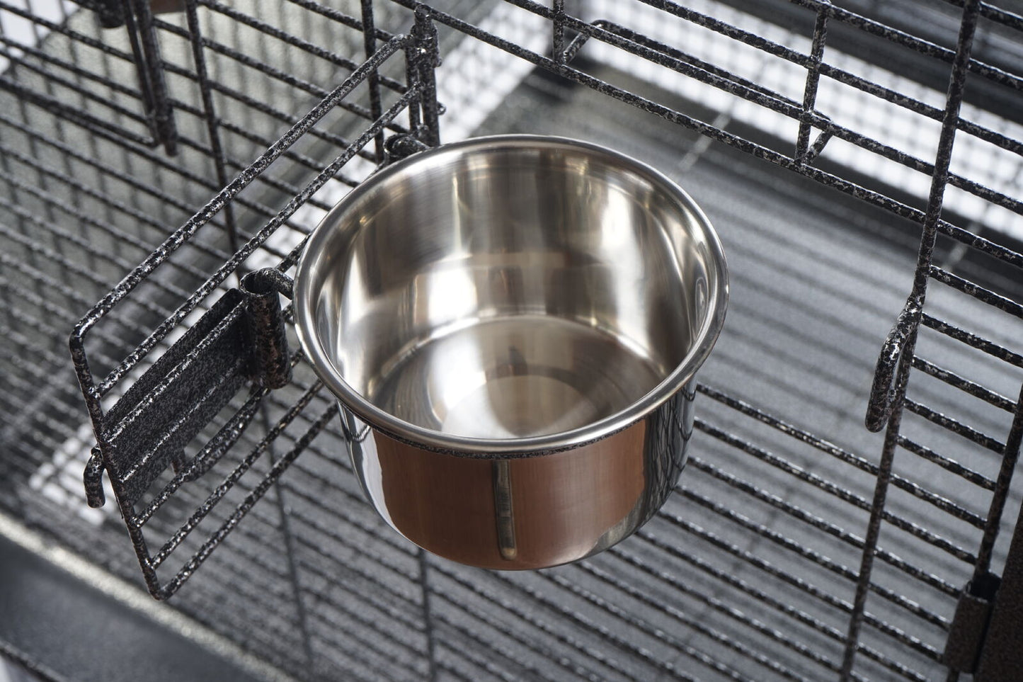 YES4PETS 174 cm Large Bird Budgie Cage Parrot Aviary With Metal Tray and Wheel Skirt