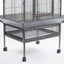 YES4PETS 174 cm Large Bird Budgie Cage Parrot Aviary With Metal Tray and Wheel Skirt